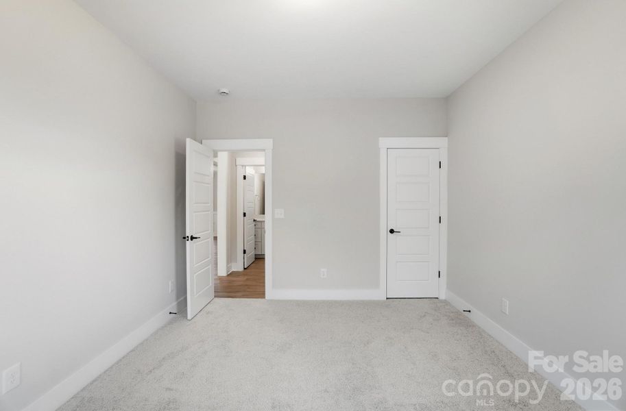 Guest bedroom on the main