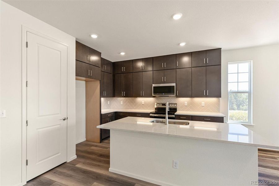 Furnished interior view inside a new home in Terrain Oak Valley, Castle Rock (Image 11).
