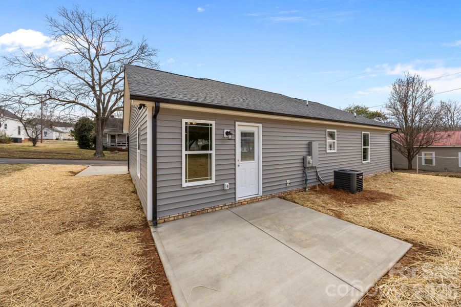 Exterior details and patio area of a home in , Norwood (Image 31).