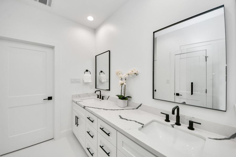 Furnished interior view inside a new home in , Houston (Image 14).