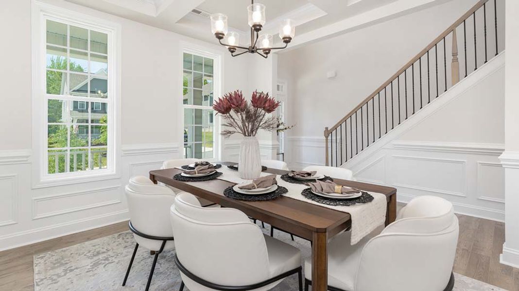 Furnished interior view inside a new home in Sylvan Creek, Denver (Image 8).