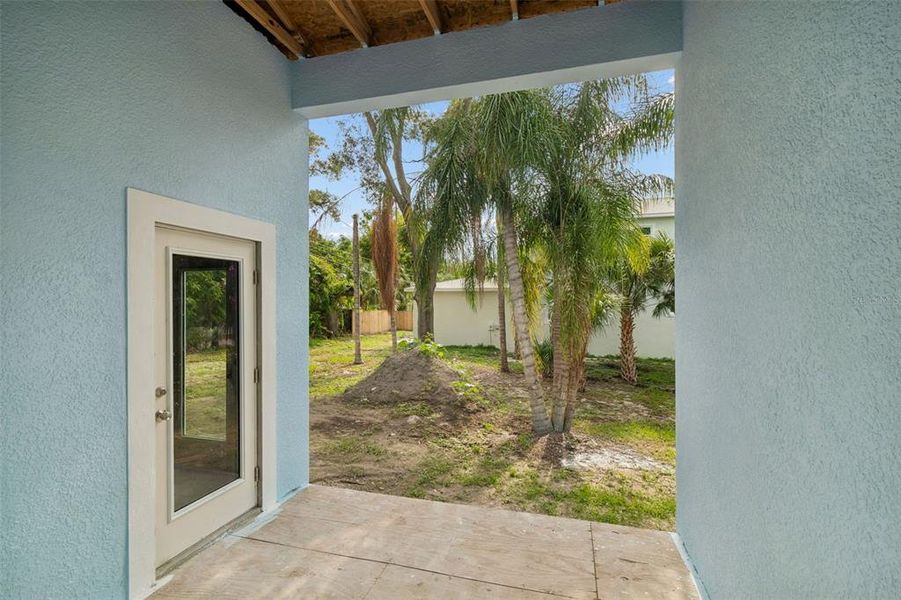 Exterior details and patio area of a home in , Crystal Beach (Image 17).