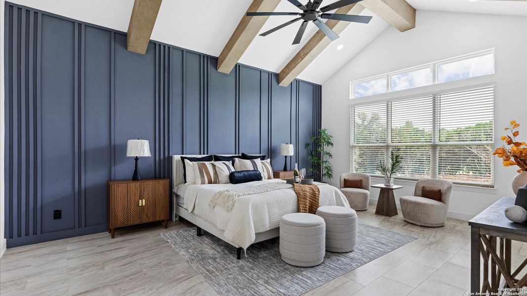 Furnished interior view inside a new home in , San Antonio (Image 39).