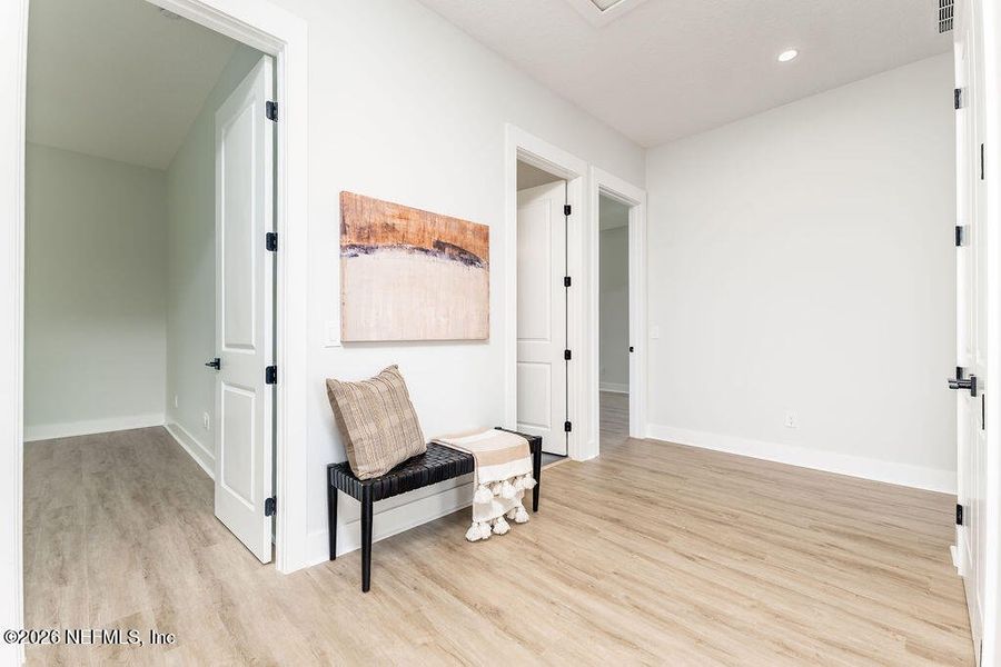 Furnished interior view inside a new home in , Jacksonville Beach (Image 38). Furnished interior view inside a new home in , Jacksonville Beach (Image 38).