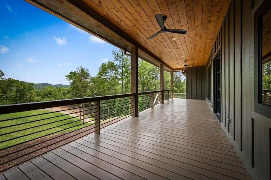 Exterior details and patio area of a home in , Mineral Bluff (Image 3).