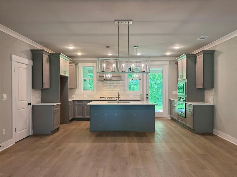 Furnished interior view inside a new home in , Monroe (Image 3).