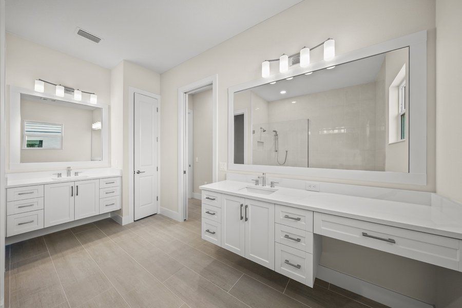 Representative furnished interior of a home built from the Weatherly by Homes by Towne in Palmera at Wellen Park, Venice (Image 7).