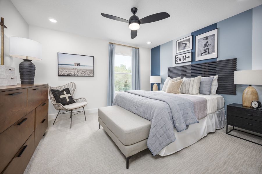 Representative furnished interior of a home built from the Exbury by Landsea Homes in Trinity Gardens, Deland (Image 18).