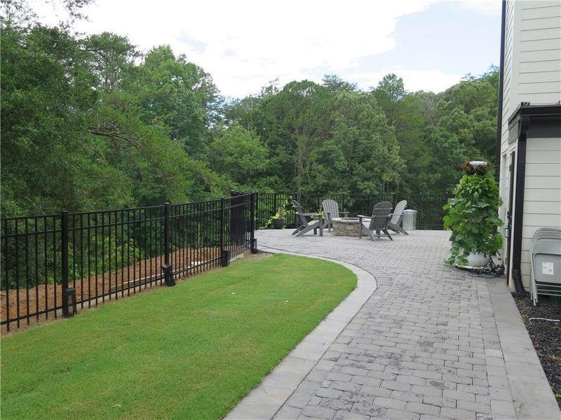 Exterior details and patio area of a home in , Helen (Image 2). Exterior details and patio area of a home in , Helen (Image 2).
