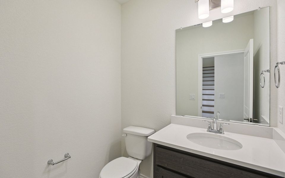 Furnished interior view inside a new home in Villas at Kissing Tree, San Marcos (Image 9).