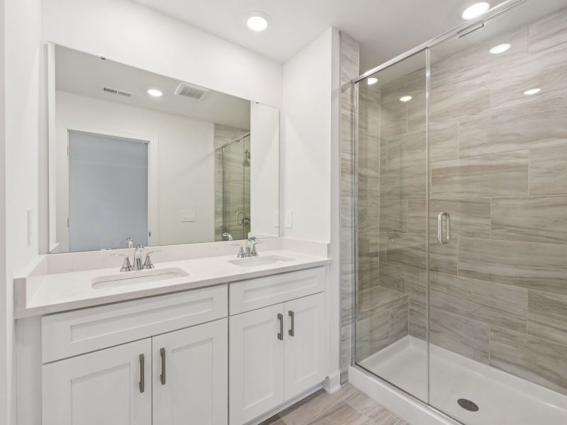 Furnished interior view inside a new home in Meadows at Wilson Farms - The Summit Series, Fort Mill (Image 5).