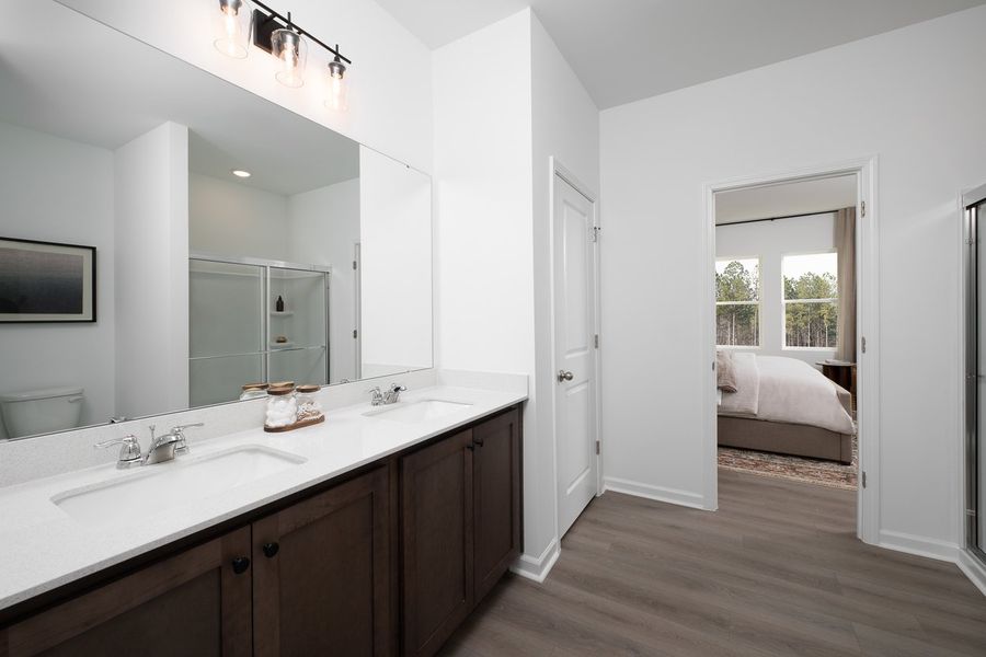Representative furnished interior of a home built from the Forrest by Ashton Woods in Middleton Farms, Middlesex (Image 6).