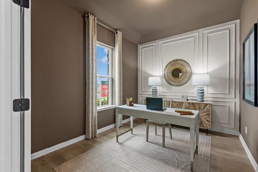 Furnished interior view inside a new home in Morgan Meadows, San Antonio (Image 3).