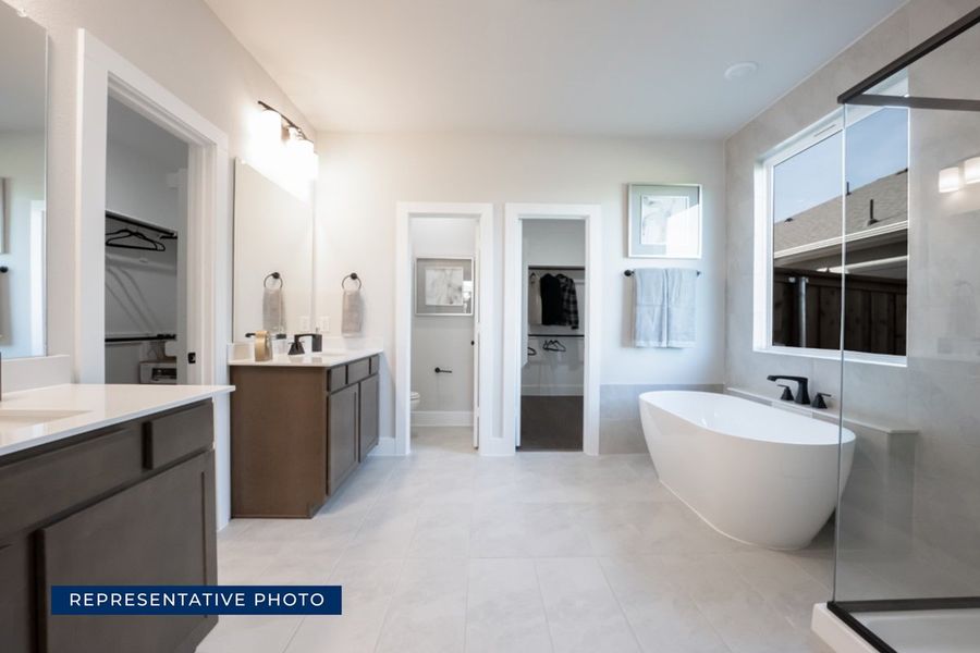 Representative furnished interior of a home built from the Roosevelt F by First Texas Homes in The Villages of Hurricane Creek, Anna (Image 12). Representative furnished interior of a home built from the Roosevelt F by First Texas Homes in The Villages of Hurricane Creek, Anna (Image 12).