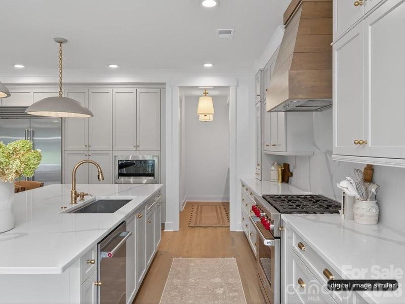 Furnished interior view inside a new home in , Charlotte (Image 12).