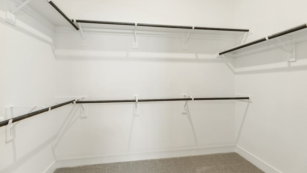 Representative furnished interior of a home built from the Valencia by Brightland Homes in Bridgeland Central, Cypress (Image 17).