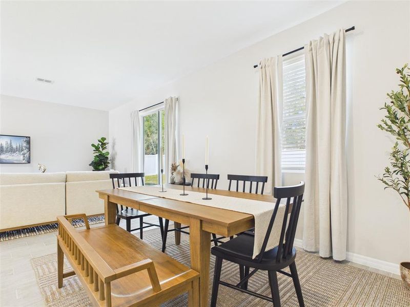 Furnished interior view inside a new home in , Ocala (Image 20).