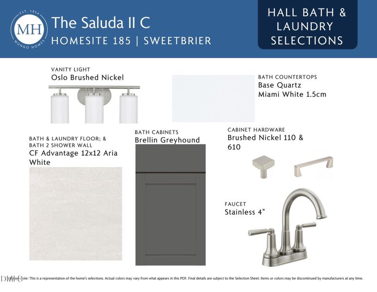 Hall Bath Selections