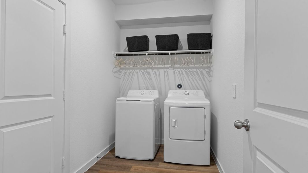 Furnished interior view inside a new home in Lakes at Westland Ranch, League City (Image 9).