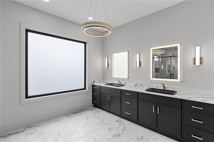 Furnished interior view inside a new home in , Lawrenceville (Image 54).