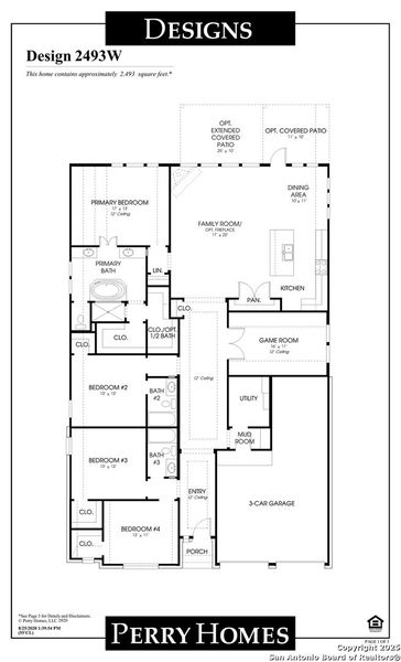 2D floor plan layout of this home in Ranches At Creekside 55', Boerne, TX (Image 3). 2D floor plan layout of this home in Ranches At Creekside 55', Boerne, TX (Image 3).