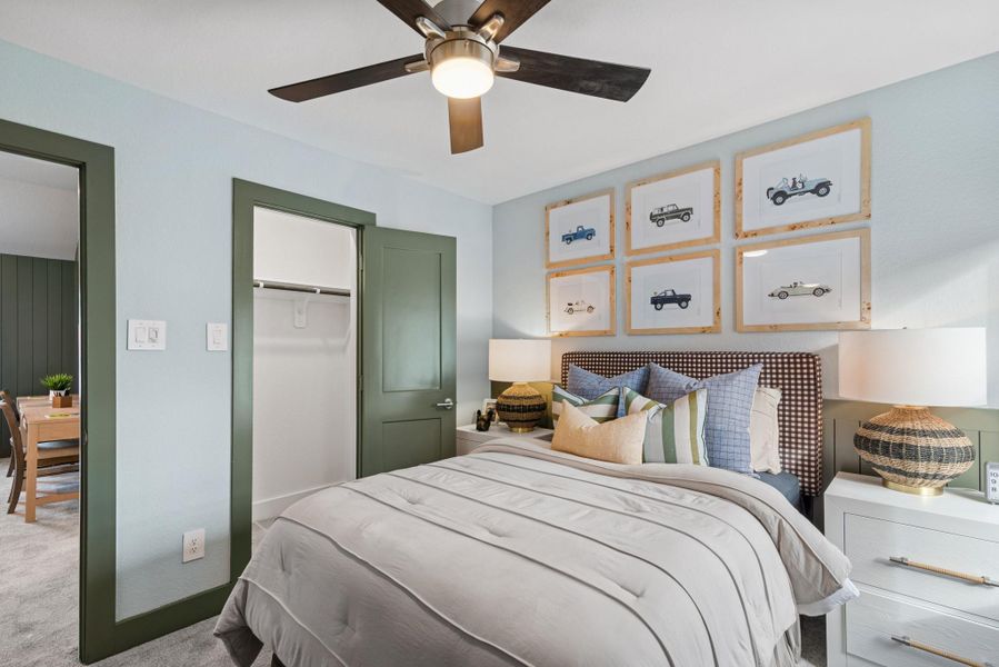 Furnished interior view inside a new home in Wildrye, Waller (Image 30).