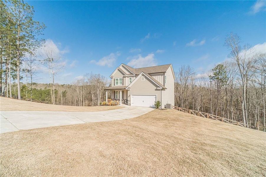 Front exterior of a new home in Alcovy Estates, Monroe, GA, highlighting curb appeal (Image 21).