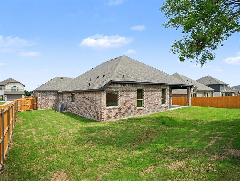 Exterior details and patio area of a home in Cole Crossing Estates, DeSoto (Image 21). Exterior details and patio area of a home in Cole Crossing Estates, DeSoto (Image 21).