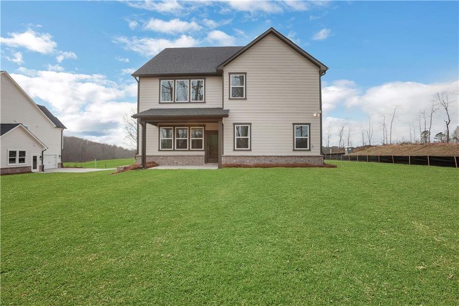 Exterior details and patio area of a home in Acacia, Cumming (Image 29).