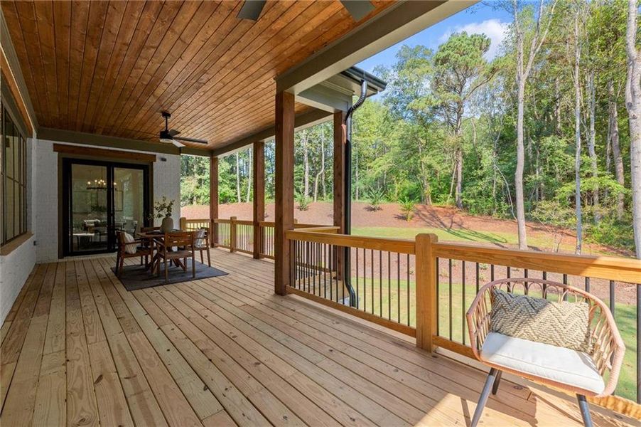 Exterior details and patio area of a home in , Canton (Image 41).