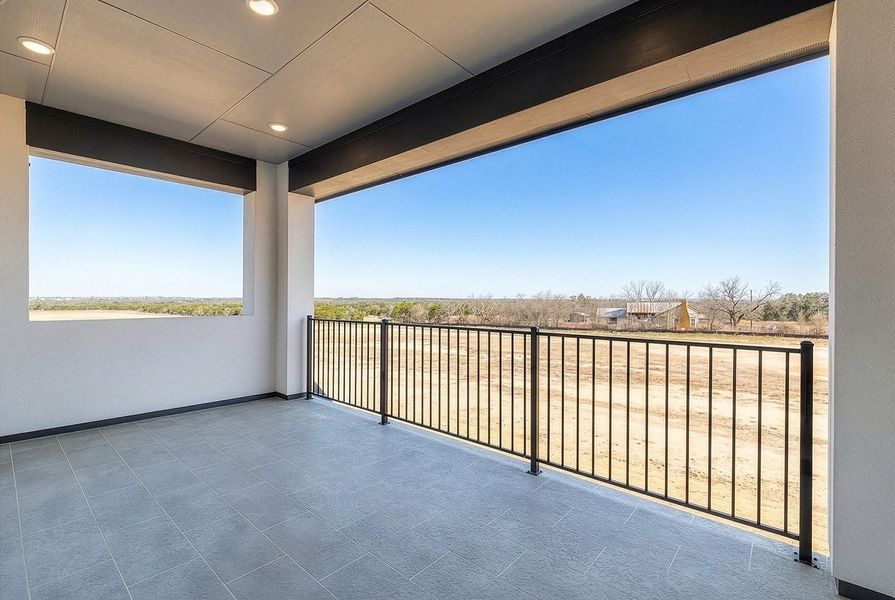 Exterior details and patio area of a home in Hilltop Ranch, Leander (Image 29).