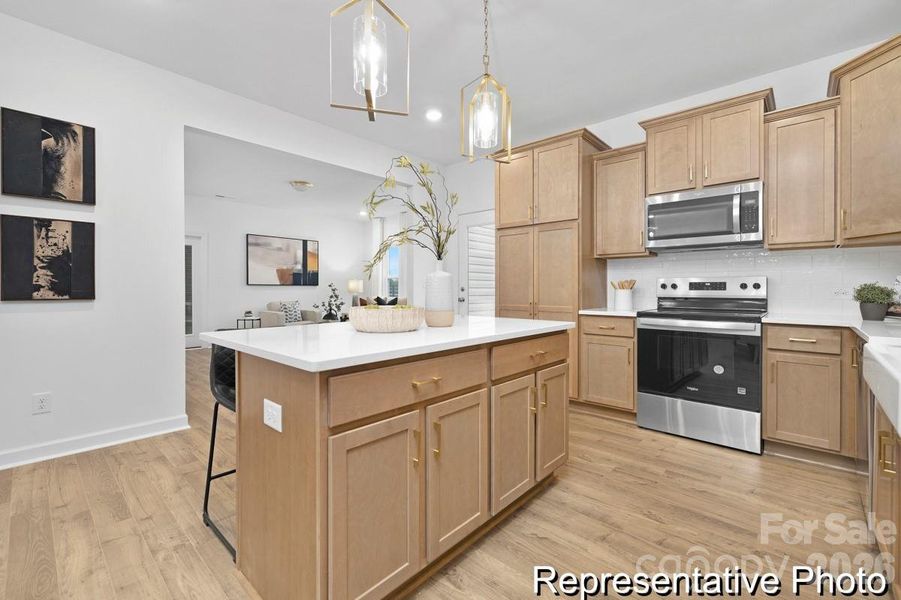 Furnished interior view inside a new home in Whispering Hills, Locust (Image 3).
