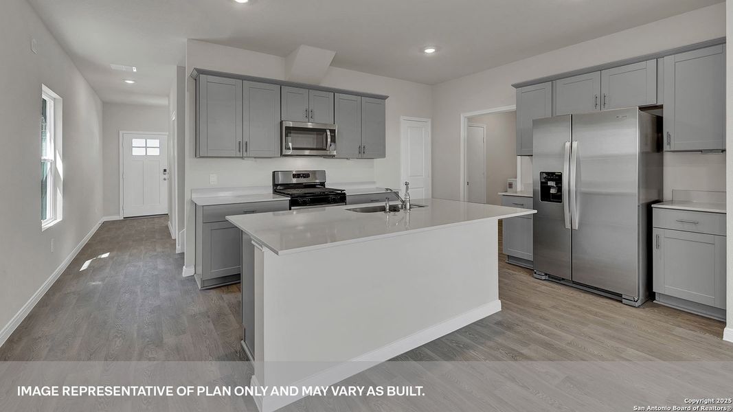 Furnished interior view inside a new home in Whisper South, San Marcos (Image 11).