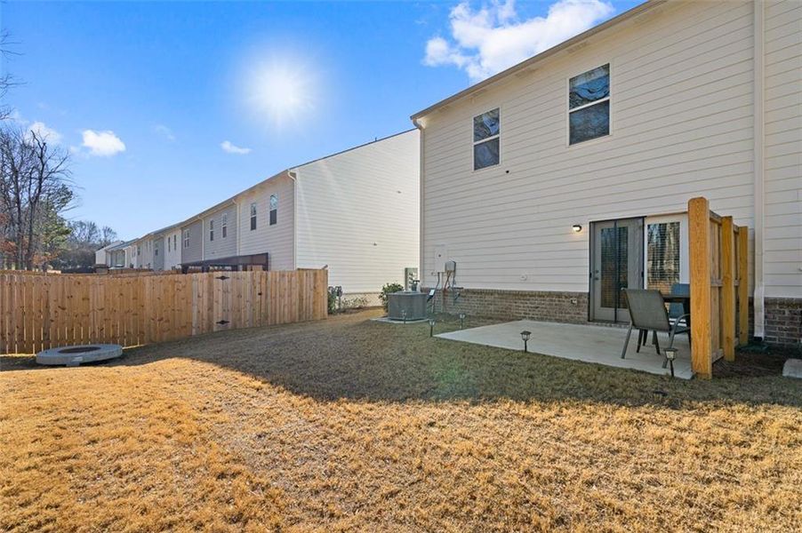 Exterior details and patio area of a home in , Buford (Image 23).