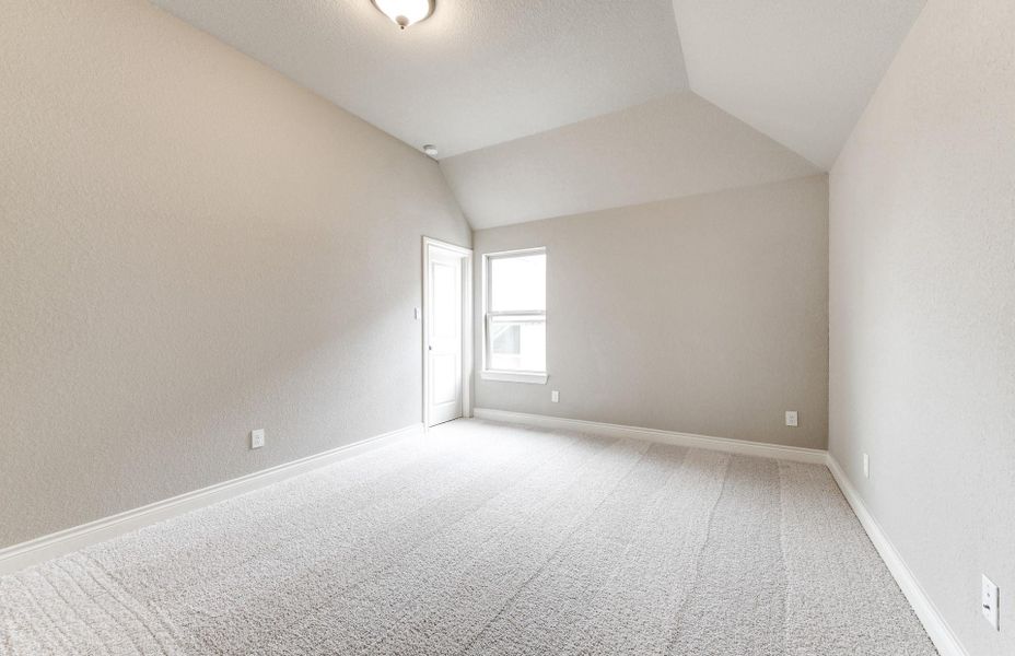 Spacious, unfurnished interior of a new home in The Woodlands Hills 65′, Willis (Image 21).