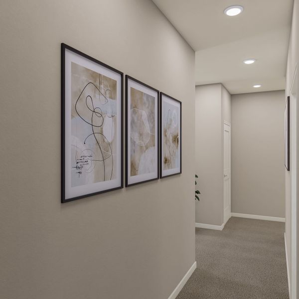 Representative unfurnished interior of a home built from the 2804 by Tri Pointe Homes in The Aurora Highlands, Aurora (Image 21).