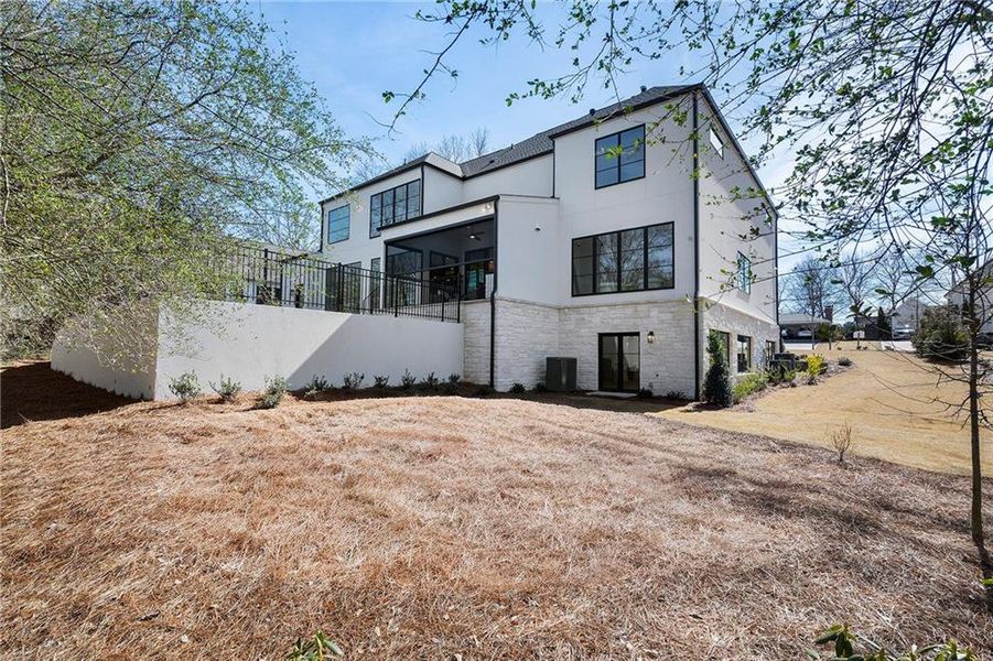 Exterior details and patio area of a home in , Alpharetta (Image 26).