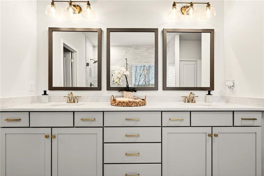 Furnished interior view inside a new home in River Rock, Ball Ground (Image 33).