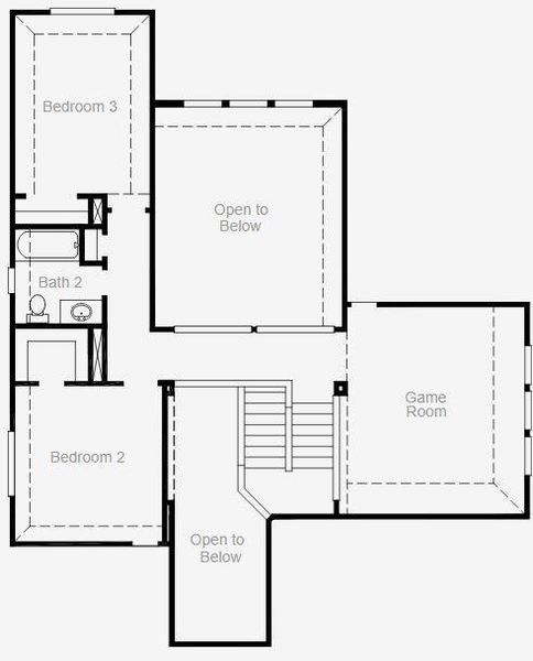 2D floor plan layout of this home in , Spring, TX (Image 3).