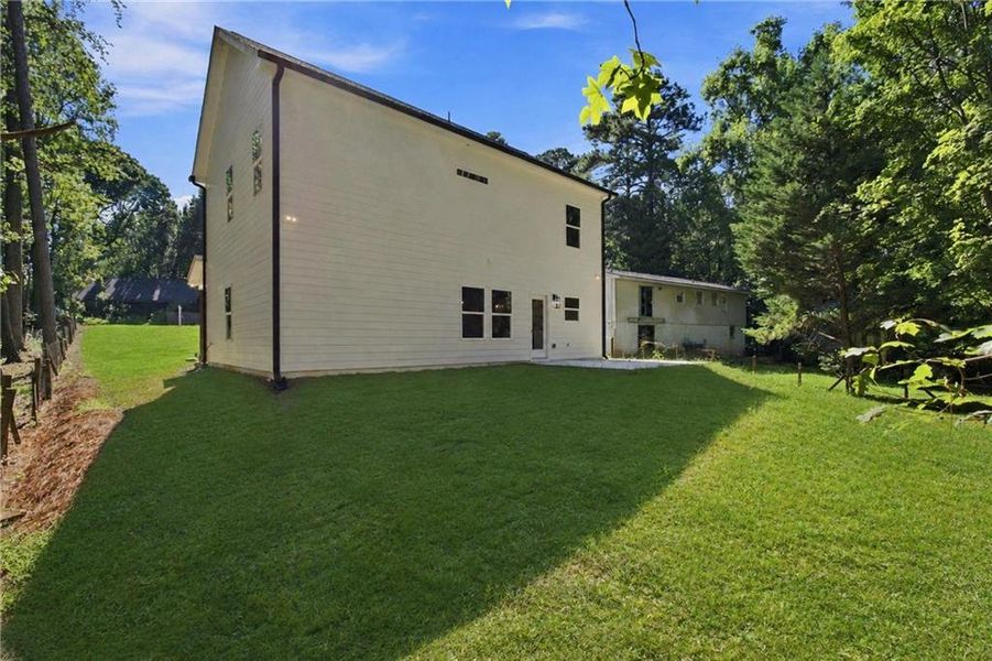 Exterior details and patio area of a home in , Cumming (Image 34).