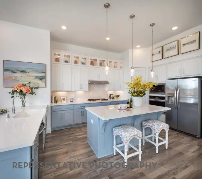 Furnished interior view inside a new home in Jordan Ranch, Fulshear (Image 6). Furnished interior view inside a new home in Jordan Ranch, Fulshear (Image 6).