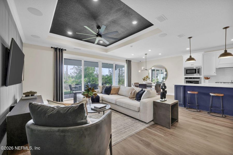 Furnished interior view inside a new home in Double Branch, Middleburg (Image 11).
