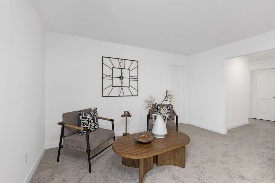 Furnished interior view inside a new home in Copper Ridge at Flowers Plantation, Clayton (Image 15).
