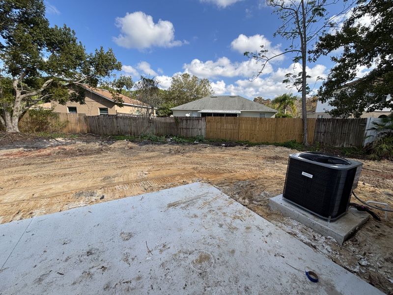 Site preparation for new homesites in Poinciana, Kissimmee (Image 1).