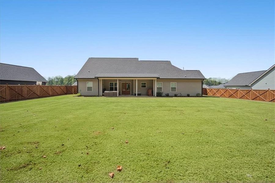 Exterior details and patio area of a home in , Rockmart (Image 34).