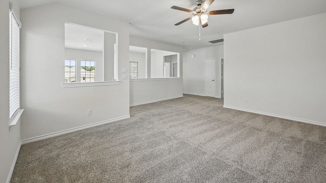 Spacious, unfurnished interior of a new home in Fireside by the Lake, Garland (Image 22).