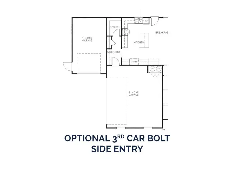 2D floor plan layout for the The Rosewood by Stephen Elliott Homes in Oak Mountain View, Carrollton, GA (Image 9).