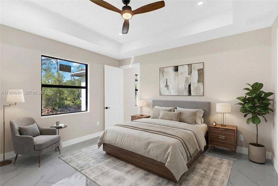 Furnished interior view inside a new home in , Lehigh Acres (Image 13).