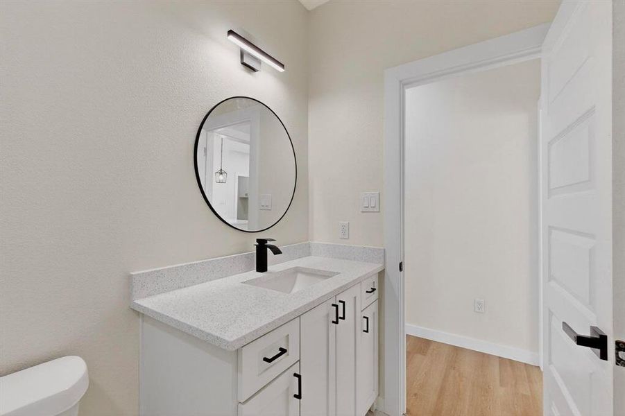 Furnished interior view inside a new home in , Rice (Image 3).