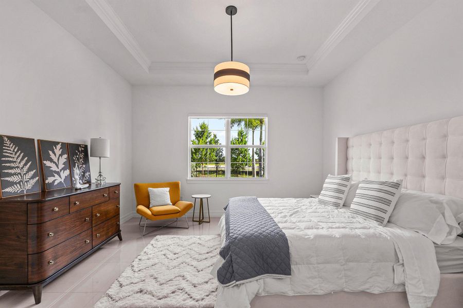 Furnished interior view inside a new home in Avondale at Avenir, Palm Beach Gardens (Image 15). Furnished interior view inside a new home in Avondale at Avenir, Palm Beach Gardens (Image 15).